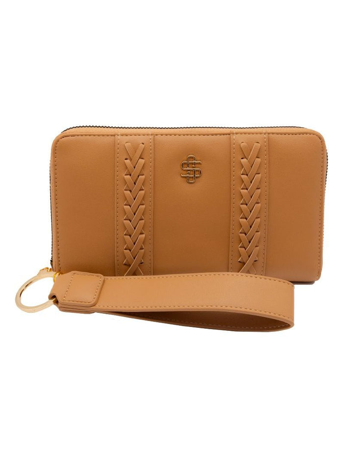 SS Soleil Leather Wallet - Cocoa