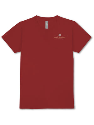 Simply Southern Tee - Pumpkin Carmine