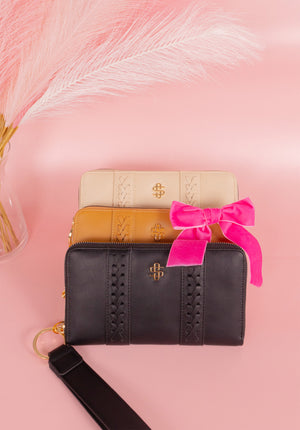 SS Soleil Leather Wallet - Cocoa
