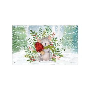 Mat Mate - Winter Mouse