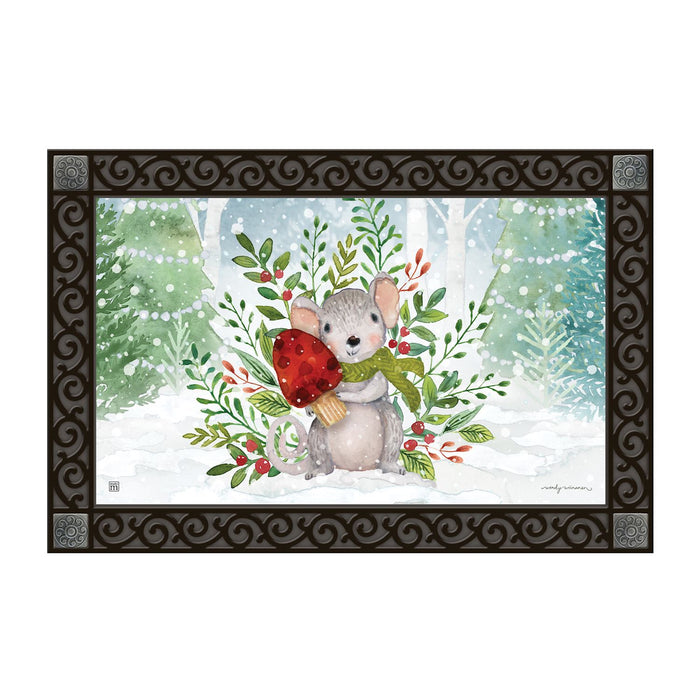 Mat Mate - Winter Mouse