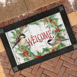 Mat Mate - Chickadee Wreath