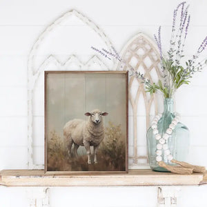Sheep in the Field Wall Art