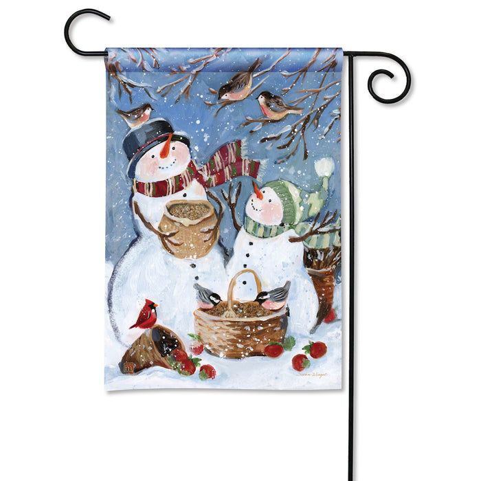 Garden Flag - Bird Feeders