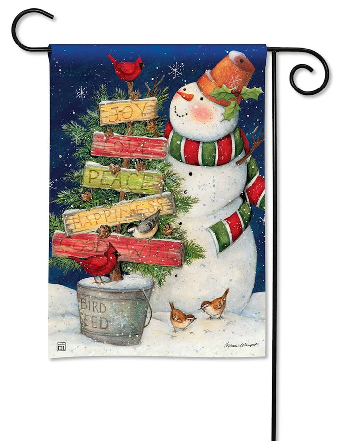 Garden Flag - Signs of Christmas