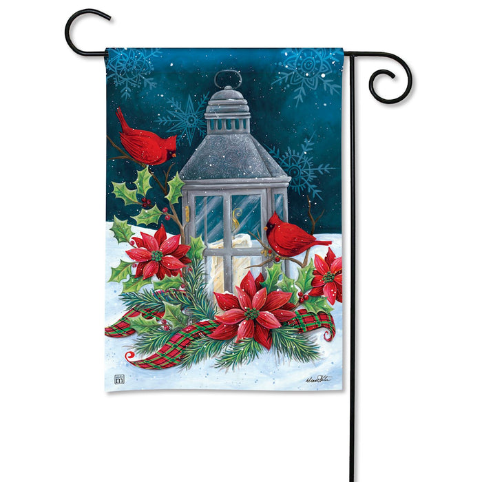 Garden Flag - Cardinal Christmas