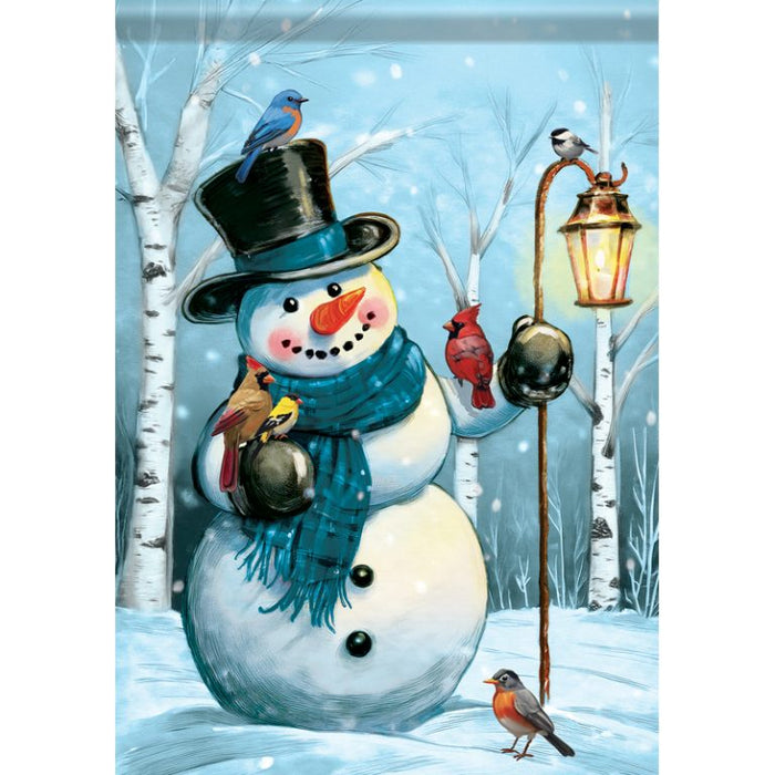 Standard Flag - Snowman Songbird