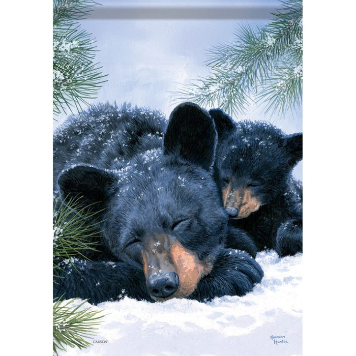 Garden Flag - Winter Nap