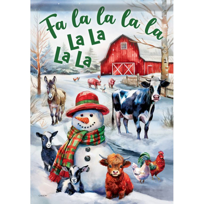 Garden Flag - Fa La La La La
