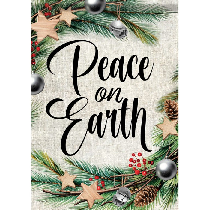 Garden Flag - Peace on Earth
