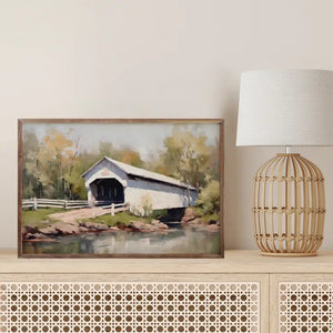 White Bridge Wall Art