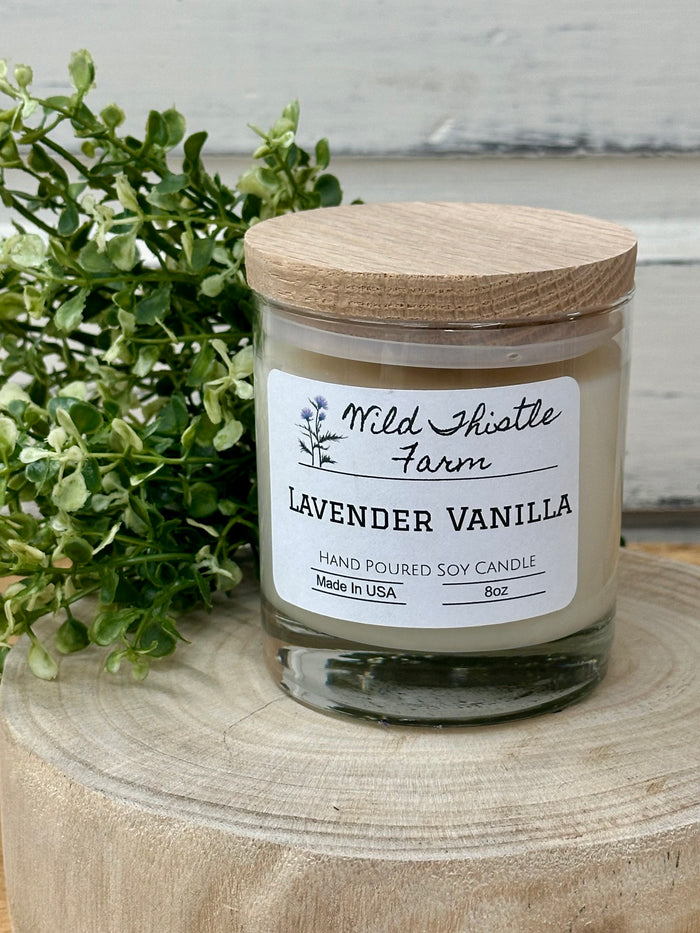 8oz Soy Candle-Lavender Vanilla