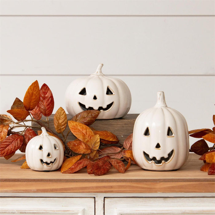 LG Ceramic Jack O' Lanterns