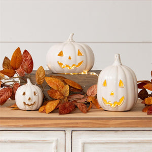 LG Ceramic Jack O' Lanterns