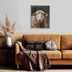 Blue Rust Sheep Wall Art