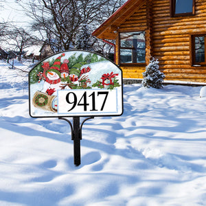 Yard DeSign - Sledding Snowmen