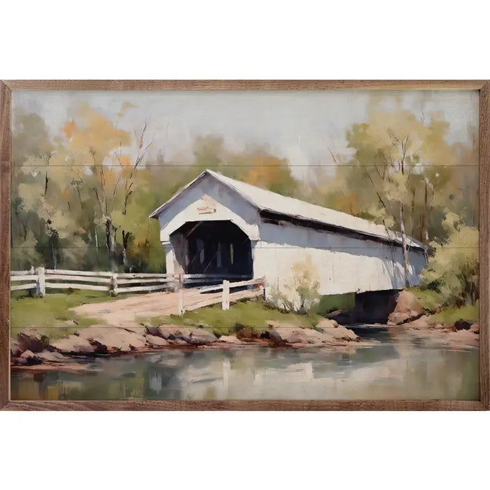 White Bridge Wall Art