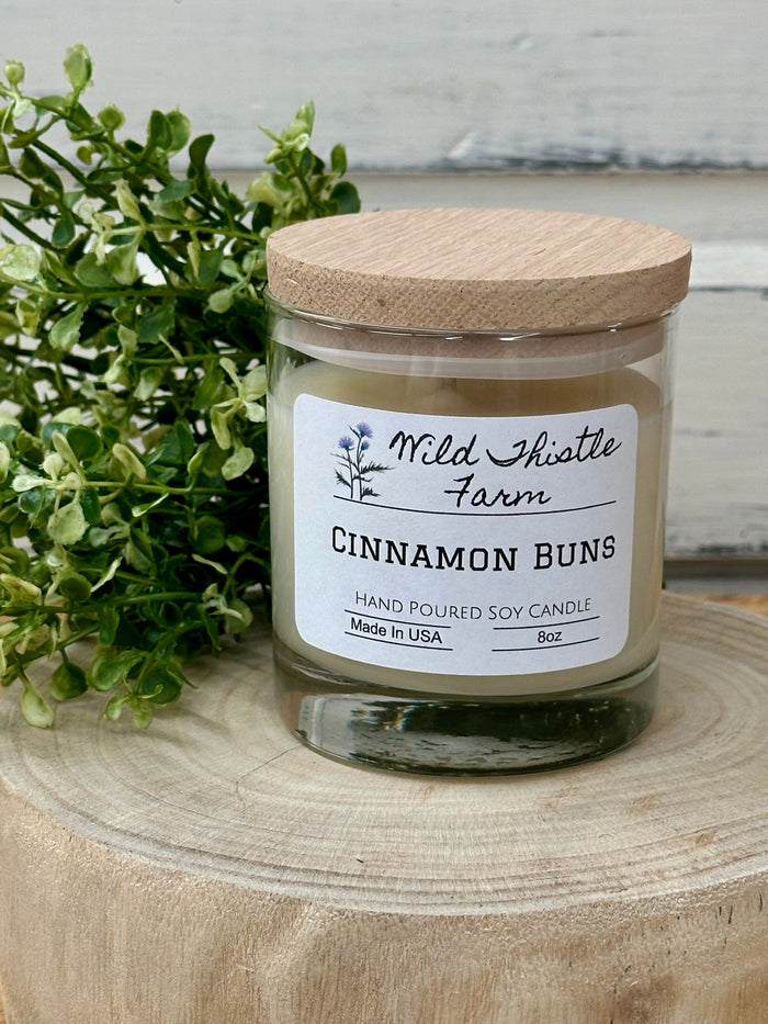 8oz Soy Candle-Cinnamon Buns
