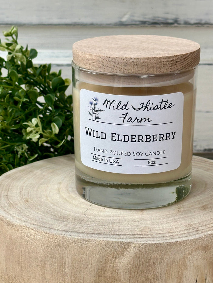 8oz Soy Candle-Wild Elderberry