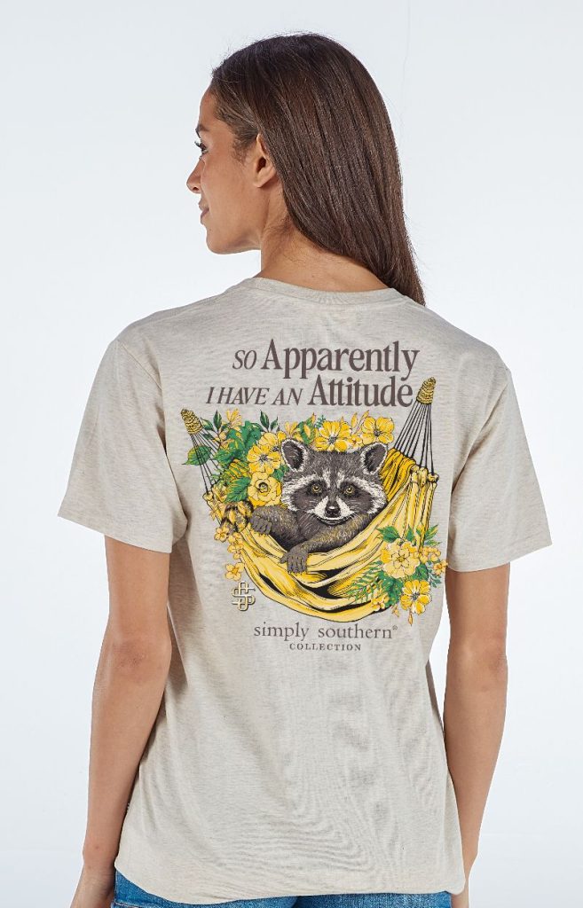 Simply Southern Tee - Attitude Oat Heather