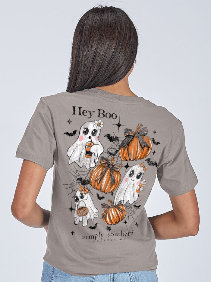 Simply Southern Tee - Boo Washed Shadow