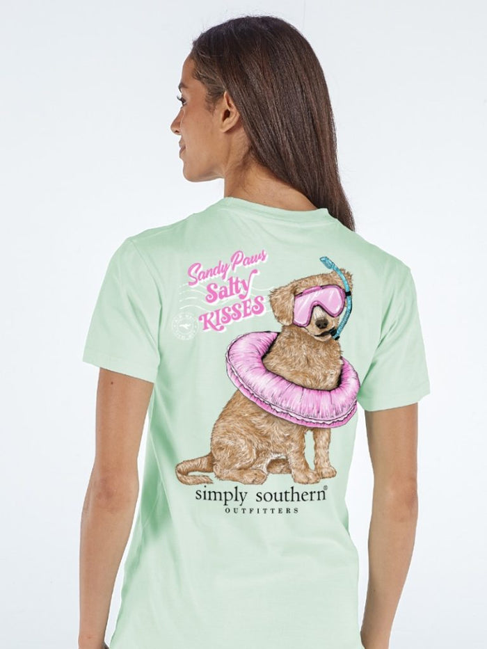 Simply Southern Tee - Paws Mint
