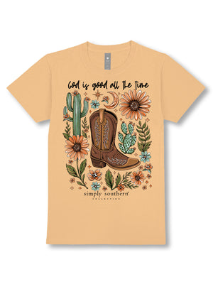Simply Southern Tee - Time Bisque