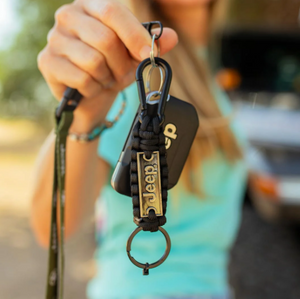 Key Chain - Jeep Paracord Pink
