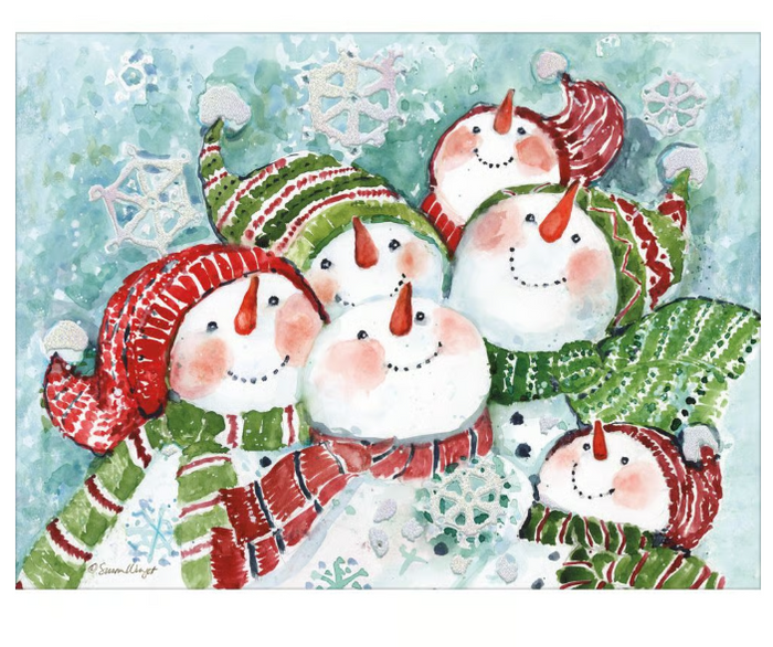 Lang Classic Christmas Cards - Snowman Gathering