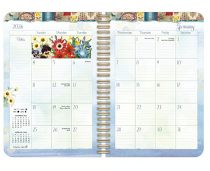 Lang Engagement Spiral Planner - Garden Botanicals