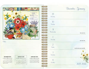 Lang Engagement Spiral Planner - Garden Botanicals