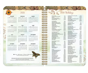 Lang Engagement Spiral Planner - Garden Botanicals