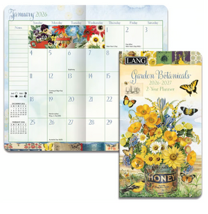 Lang 2-Year Planner - Garden Botanicals