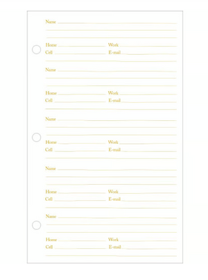 Lang Address Book - Home Sweet Home