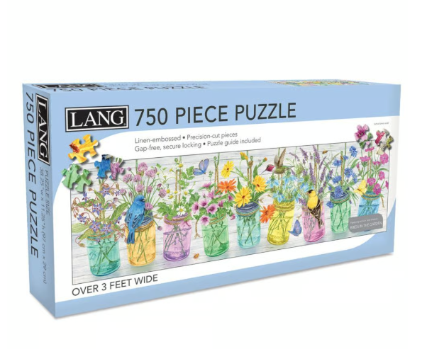 Lang 750 Piece Panoramic Puzzle - Herb Jars