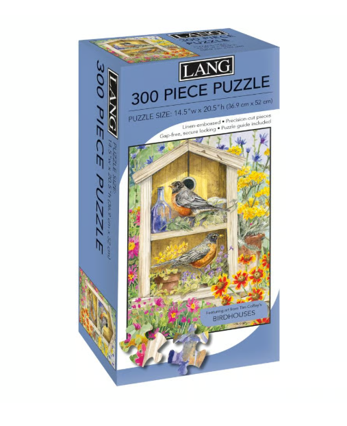 Lang 300 Piece Puzzle - Birdhouse Bloom