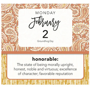 Lang Daily Calendar Flip - Positive Vibes