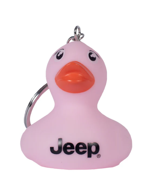 Key Chain - Jeep Duck Pink