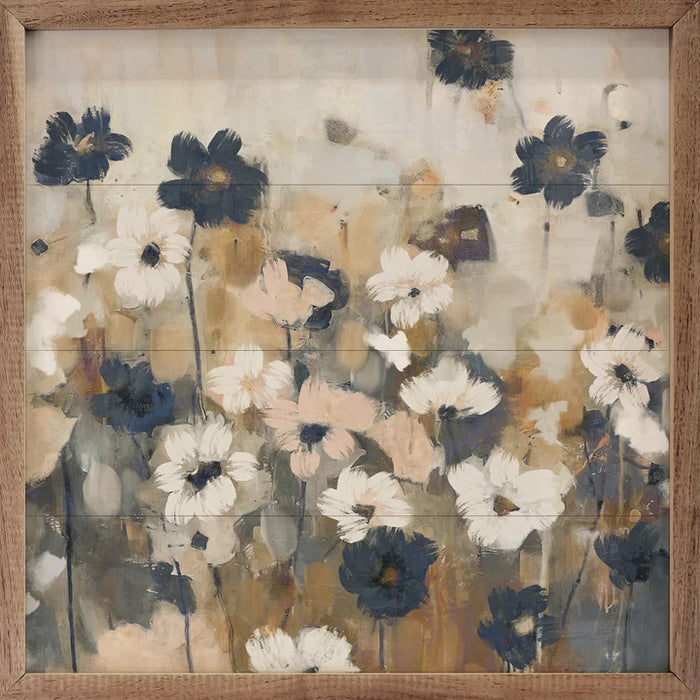 Abstracted Florals Wall Art 16x16