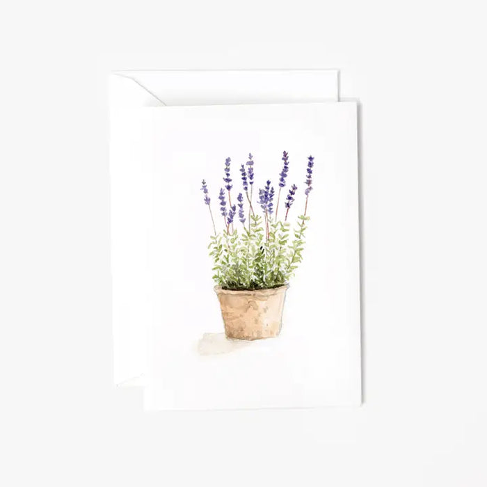 Watercolor Mini Notecards Lavender