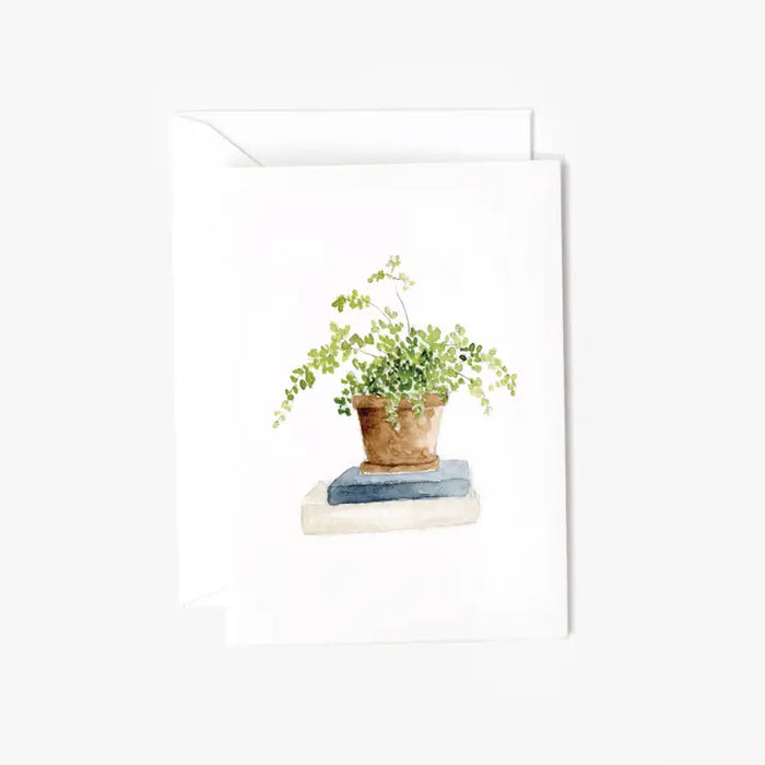 Watercolor Mini Notecards Maiden Hair