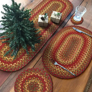 Braided Placemat HS 13x19 Oval - Cider Barn