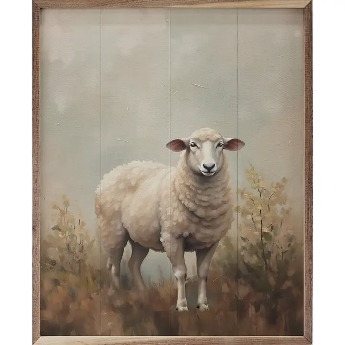 Sheep in the Field Wall Art