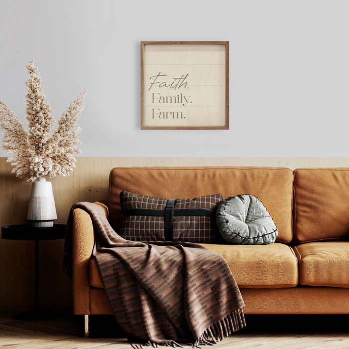 Faith Family Farm Wall Art