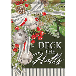 Garden Flag - Foil Silver Bells