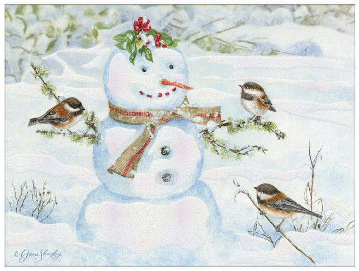 Lang Classic Christmas Cards - Frosty and Friends