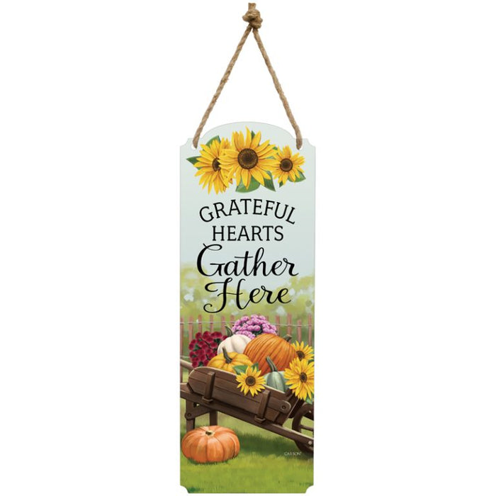 Metal Wall Plaque - Harvest Wagon
