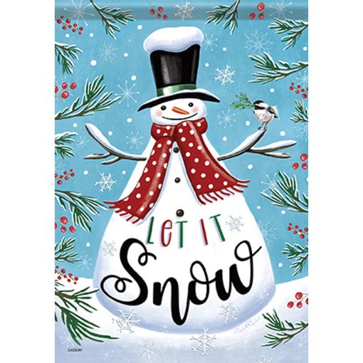 Garden Flag - Holiday Snowman
