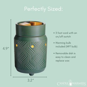 Fragrance Warmer Midsize - Jade