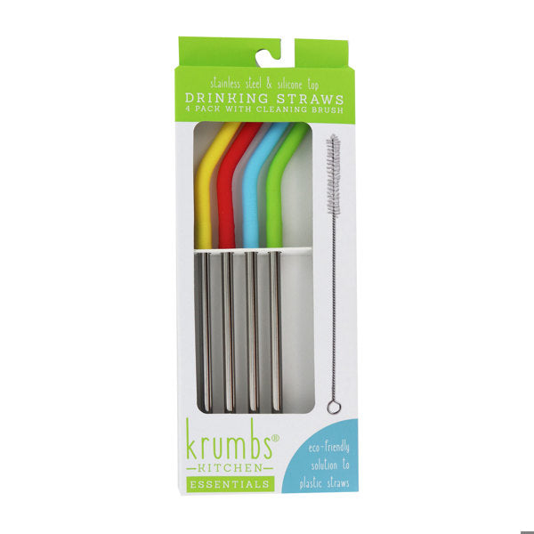 4pck Stainless Steel Straws